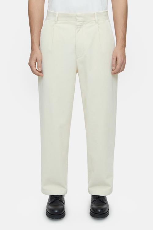 PANTALÓN DE PANA BLOMBERG WIDE OFF-WHITE