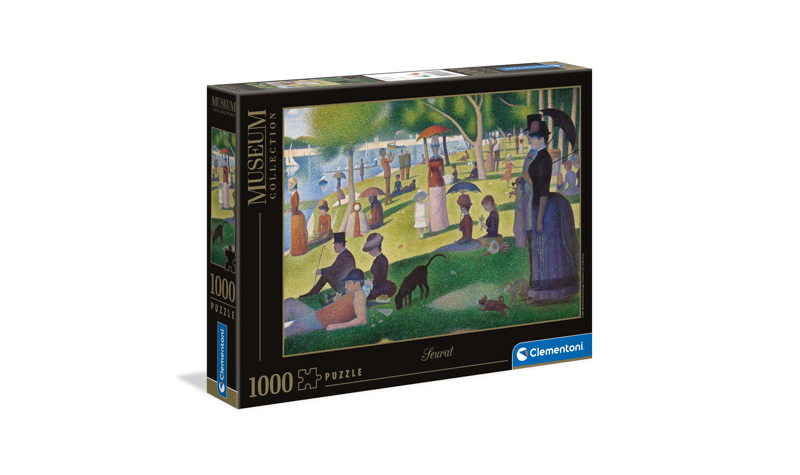 Puzzle 1000 MUSEO A sunday afternoon on the Island of La Grande Jatte, Seurat - Clementoni