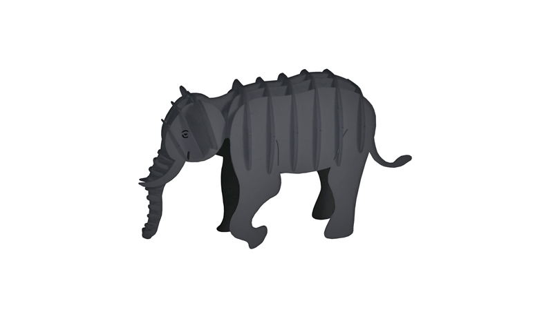 Modelo de papel - Elefante